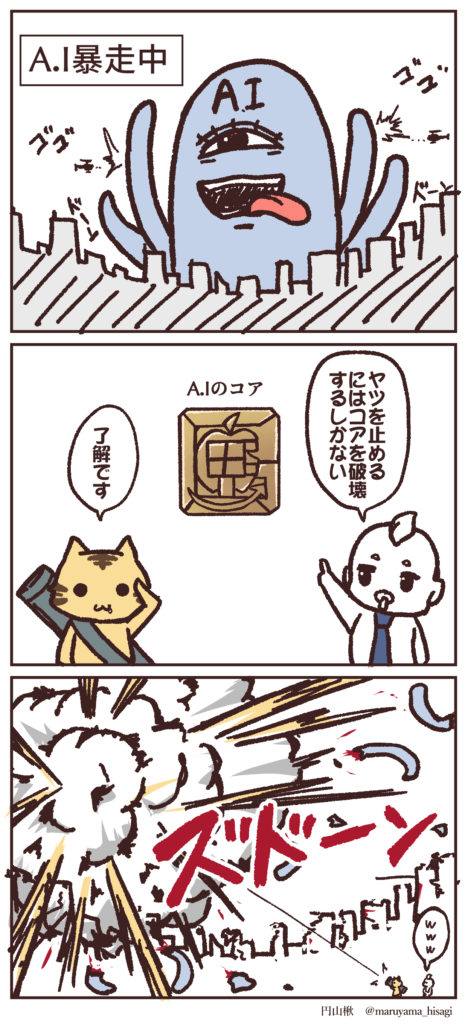 A.I暴走　3コマ漫画
