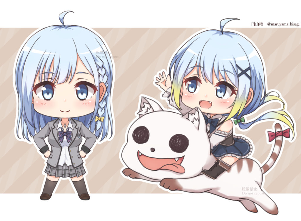 円山楸:ミニキャライラスト制作作例・ご依頼大歓迎です