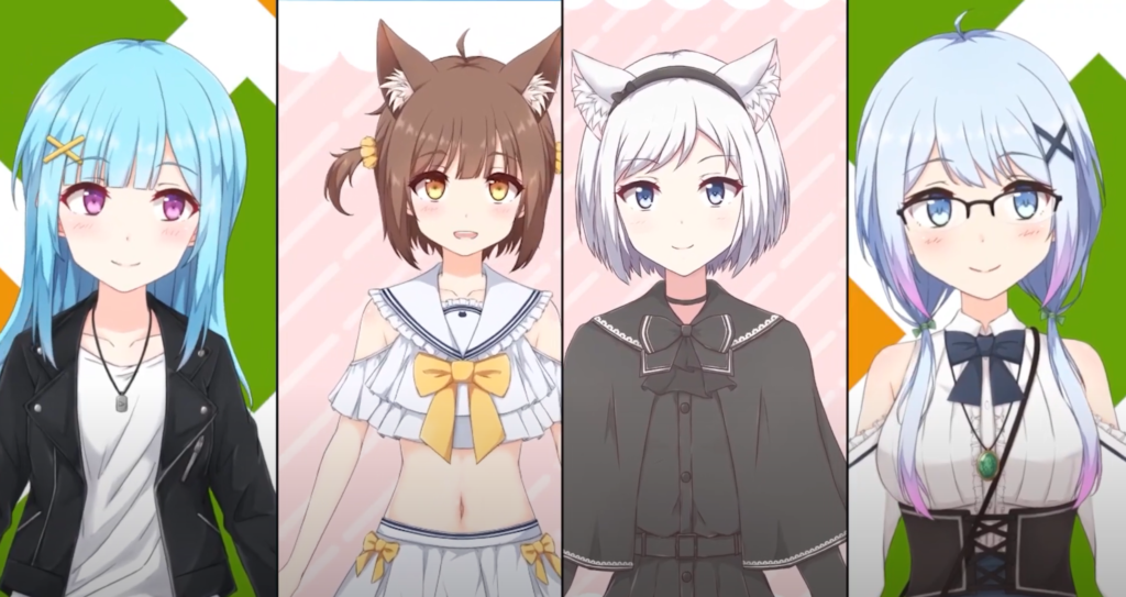 Live2Dアバター・キャラクター制作承ります。口パク・目パチ。